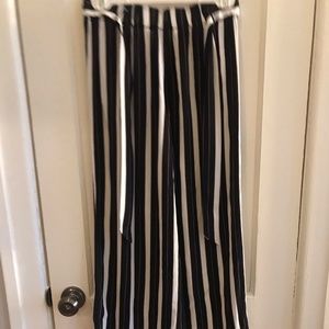 Aritzia Wilfred Striped Faun Pant | S